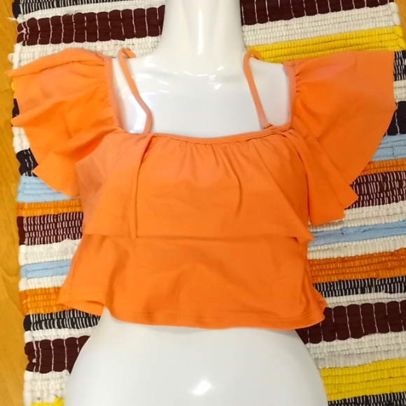 Marina Vida Retro Ruffled Bikini Top ๐ - Picture 3 of 11